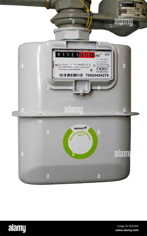 German gas meter Stock Photo - Alamy