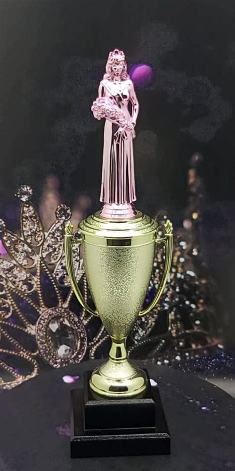 Beauty Queen Trophy Pink 380mm Trophy Shop Online