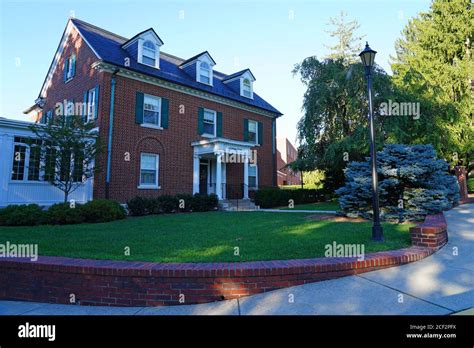 EAST STROUDSBURG, PA -30 AUG 2020- View of the campus of East ...