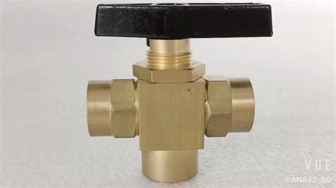 Brass Instrument Panel Mount 3 Way Ball Valve Buy 3 Way Ball Valve