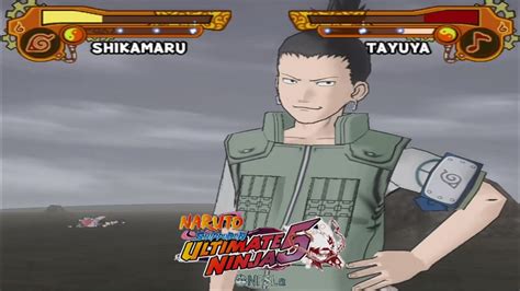 Naruto Shippuden Ultimate Ninja 5 Remastered Shikamaru Vs Tayuya Youtube