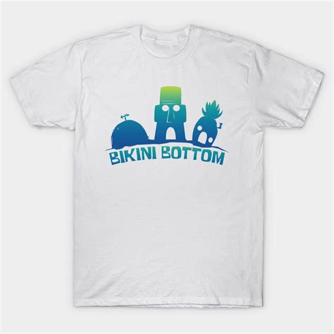 Bikini Bottom Spongebob Classic T Shirt Spongebob Squarepants Bikini Bottoms Classic T Shirts