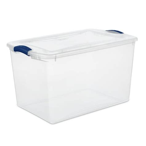 Sterilite Quart Stadium Blue Latch Box