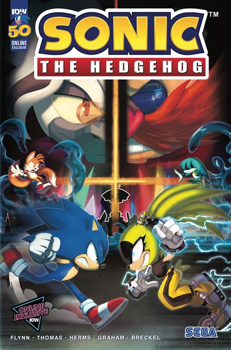 Sonic The Hedgehog 50 2022 Online Exclusive Idw Publishing