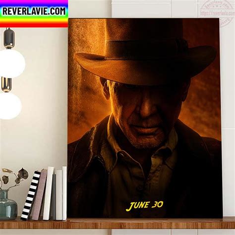 Indiana Jones 5 Official Teaser Poster Home Decor Poster Canvas - REVER ...