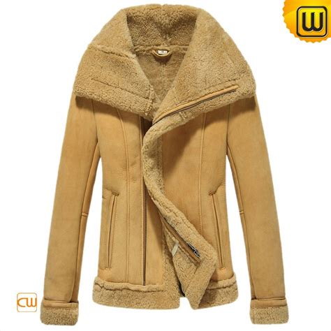 Women Shearling Lined Bomber Jacket CW640106