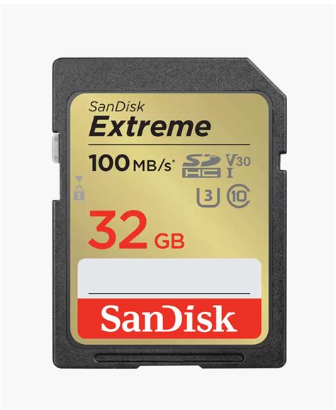 Sandisk Extreme 32gb 100mbs Sdhc Memory Card