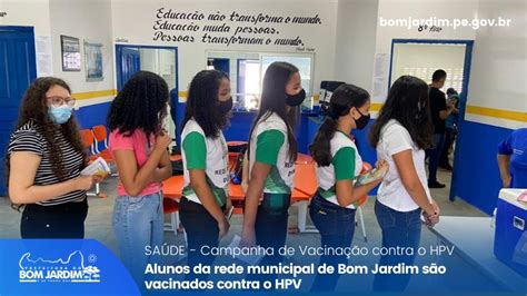 Campanha De Vacina O Contra O Hpv Prefeitura Municipal De Bom Jardim