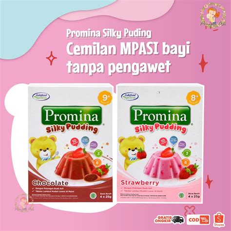 Jual Promina Silky Puding Agar Agar Makanan Cemilan Mpasi Bayi Tanpa