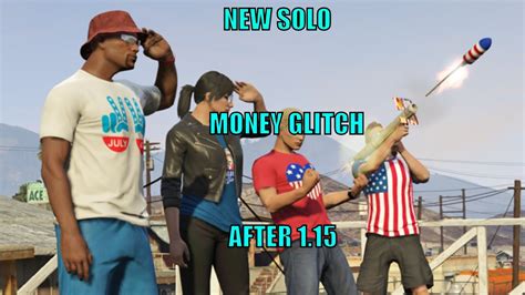 GTA 5 Online SOLO Unlimited Money Glitch After Patch 1 15 GTA 5 1 15