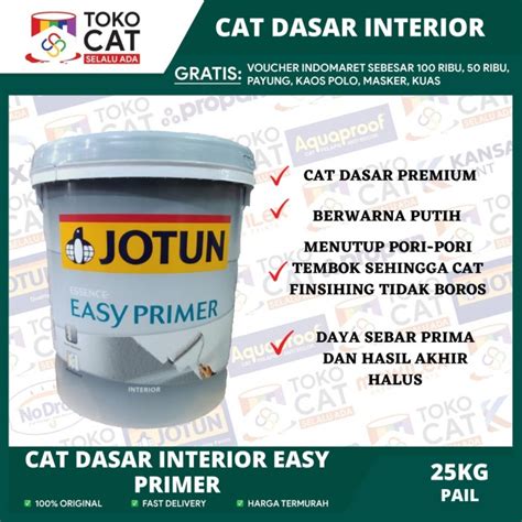 Jual Cat Dasar Tembok Exterior Interior Jotun Easy Primer Ukuran