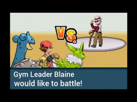 Pokemon Dark Violet Battle Last Gym Leader Blaine Youtube