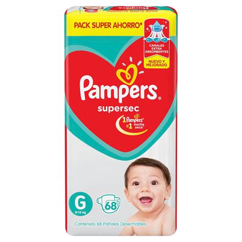 PaÑales Pampers Supersec G 68 U Disco