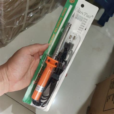 Jual Solder 40 Watt SANTUS Lurus Soldering Iron Timah Patri 40watt