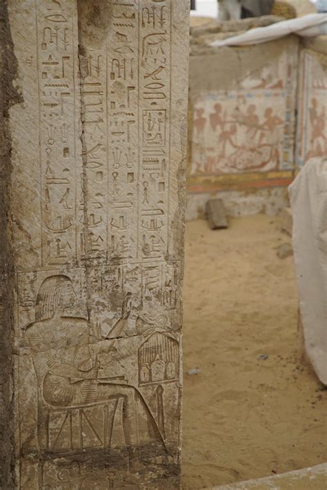 Excavan la tumba del tesorero de Ramsés II en Saqqara