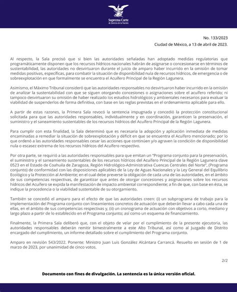 Suprema Corte on Twitter La PrimeraSalaSCJN resolvió un asunto