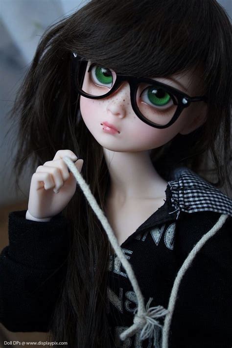 Bjd Glasses Girl Green Eyes Bambole