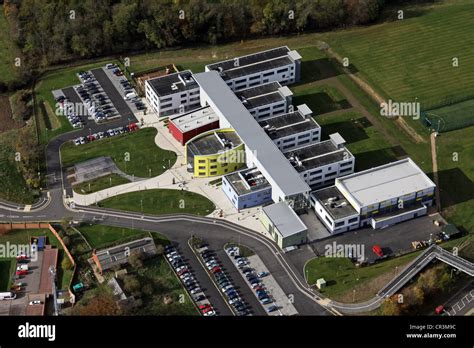 aerial view of Gateway College, Leicester Stock Photo, Royalty Free ...