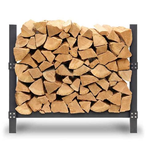 Pro Outdoor Firewood Rack With Cover Pilgrim Home And Hearth