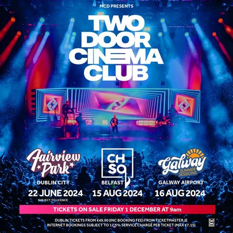 Two Door Cinema Club Dublin Tickets Fairview Park Jun