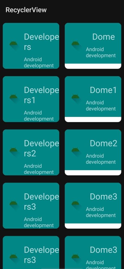 Recyclerview Gridview Android Example In Kotlin Developers Dome