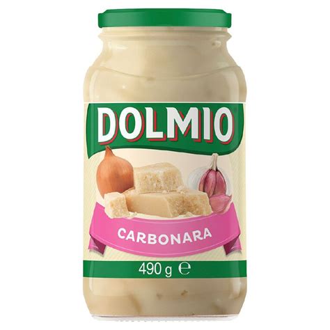 Dolmio Creamy Carbonara Pasta Sauce Jar 490g The Warehouse