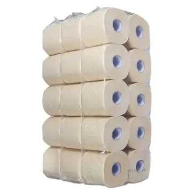 Ply Nature White Color Bamboo Pulp Big Jumbo Roll Bamboo