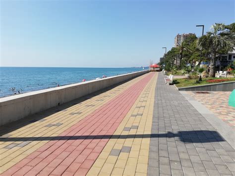 Kobuleti beach 🏖️ Adjara, Georgia - detailed features, map, photos