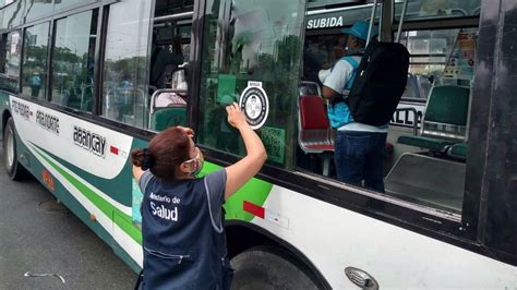 Minsa Y ATU Supervisan El Cumplimiento De Protocolos Sanitarios En El