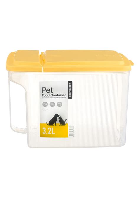 LocknLock Dry Pet Food Container With Handle 3 2L