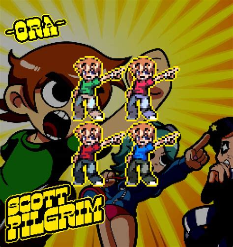 Scott Pilgrim X Jump Ultimate Stars By Oraspriters On Deviantart