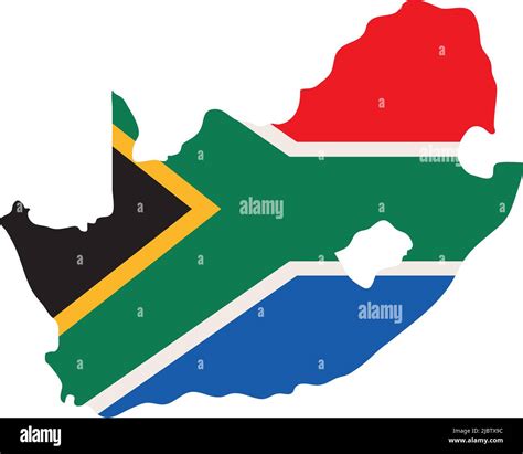 map and flag of south africa Stock Vector Image & Art - Alamy