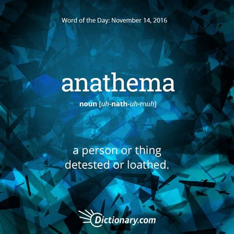 Anathema Definition