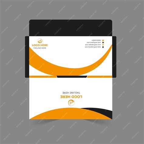 Premium Vector | Envelope design template