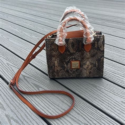 Dooney Bourke Bags Dooney Bourke Mini Janine Snakeskin Satchel