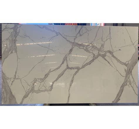 Nano White Glass Stone With Book Matching Gold Veins