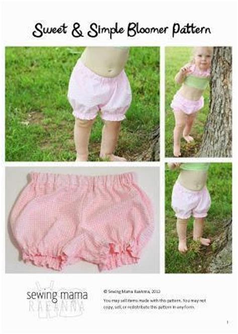 Bloomers Pattern Free Web Learn How To Sew Easy Baby Bloomers In Just