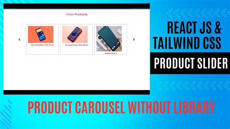 Create A Product Slider In React Js And Tailwind CSS Without Any