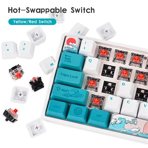 Buy Guffercty Kred GK Mechanical Keyboard SK Custom Hot Swappable Percent Gaming