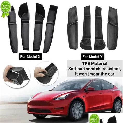 Other Auto Electronics Car For Tesla Model 3 Y 2022 Door Side Storage Box Front Back Handle