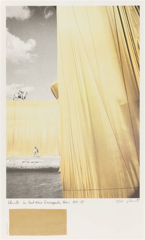 Christo Christo Vladimirov Und Jeanne Claude Javacheff Le Pont Neuf