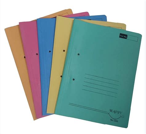 Pu Leather Multicolor Office File Folder For School Paper Size