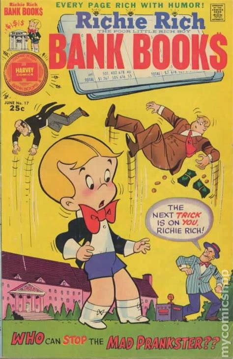 Richie Rich Bank Book Comic Books Richie Rich Books Comic Books