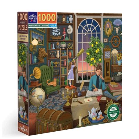 Puzzle 1000 Pcs Alchemist S Library Eeboo Boutique BCD JEUX