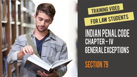 Video Lecture Ipc General Exceptions Section 79 Youtube