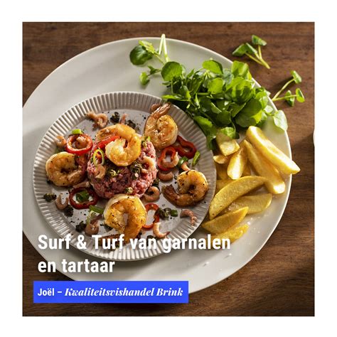 Surf Turf Van Garnalen En Tartaar Uw Marktspecialist