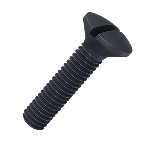 Buy M2 X 12mm Slotted Raised Countersunk Screws DIN 964 Black