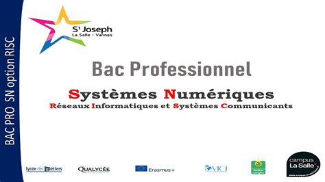 Le Bac Professionnel Syst Mes Num Riques Option Risc Youtube