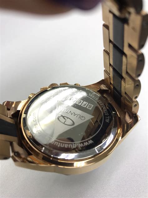 Mens chronograph stainless steel watch, 名牌, 手錶 - Carousell