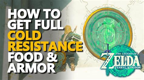 How To Get Full Cold Resistance Armor Zelda Tears Of The Kingdom Youtube